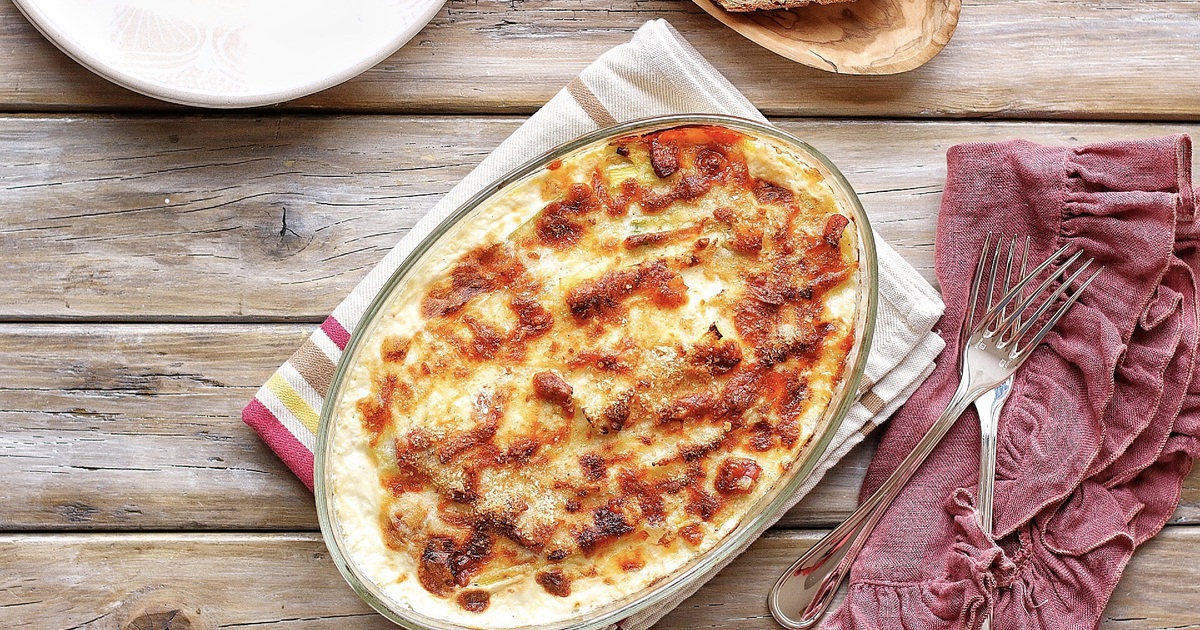 【イタリアマンマのおうちごはん】甘くてほかほかの「ポロネギのグラタン」 おうちごはん