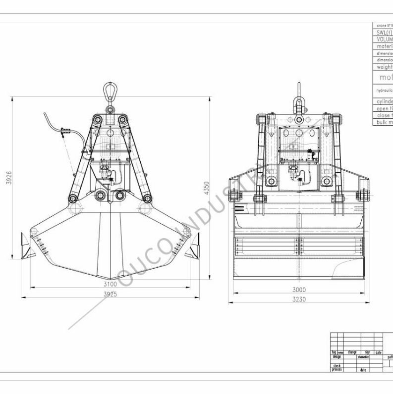 Hydraulic Grab Bucket Manufacturer in China OUCO