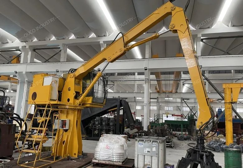 Chinese Stationary Scrap Material Handler for Sale OUCO