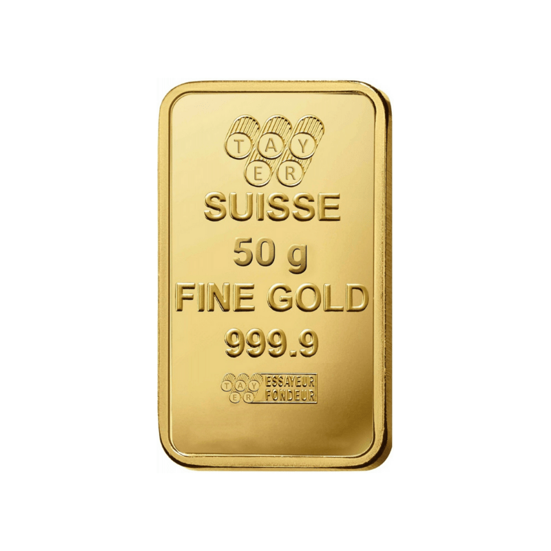 Saudi Gold Bar 50 Gram أونصة