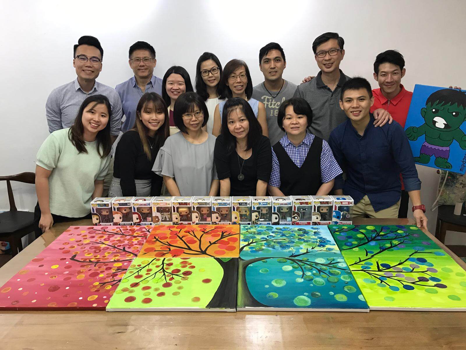 Corporate Team Bonding Our Art Studio