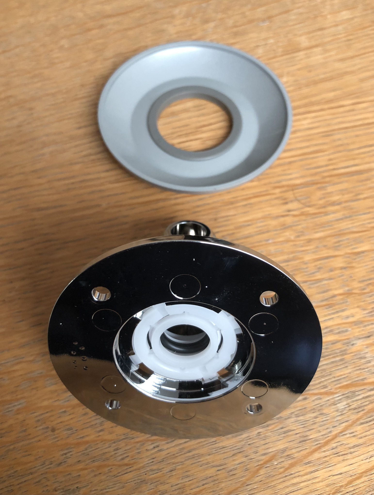 Aqualisa Wall Outlet Elbow Shower Hose Connector Satin Chrome Our