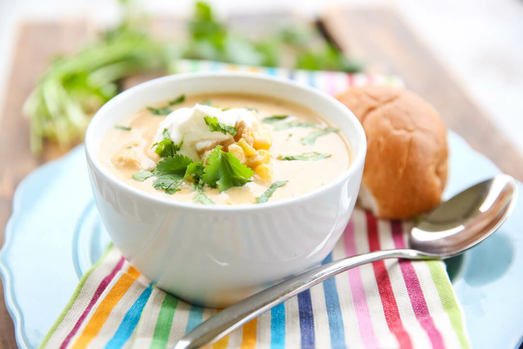 Creamy Chicken and Rice Taco Soup Recipe Our Best Bites