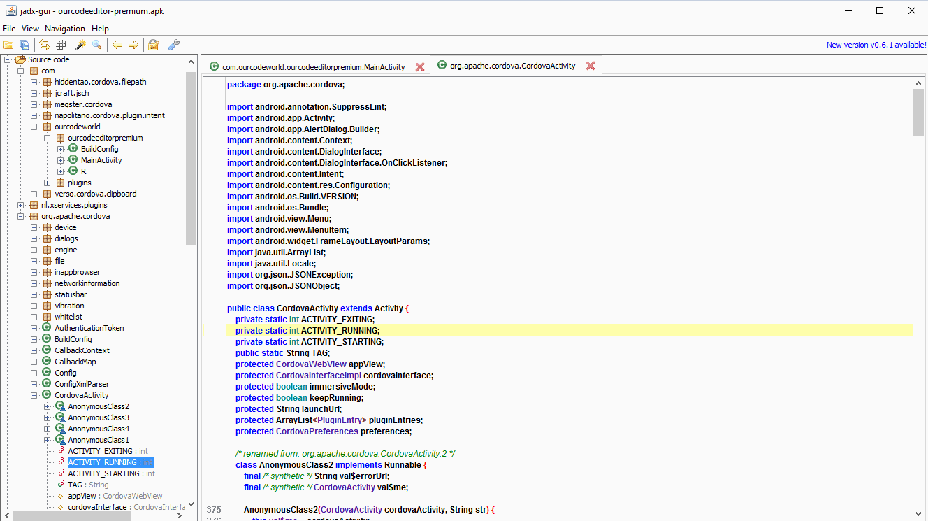 How to an APK or DEX file using jadx in Windows