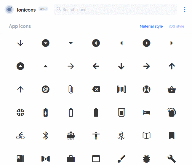 Material Design Iconic Font Cdn