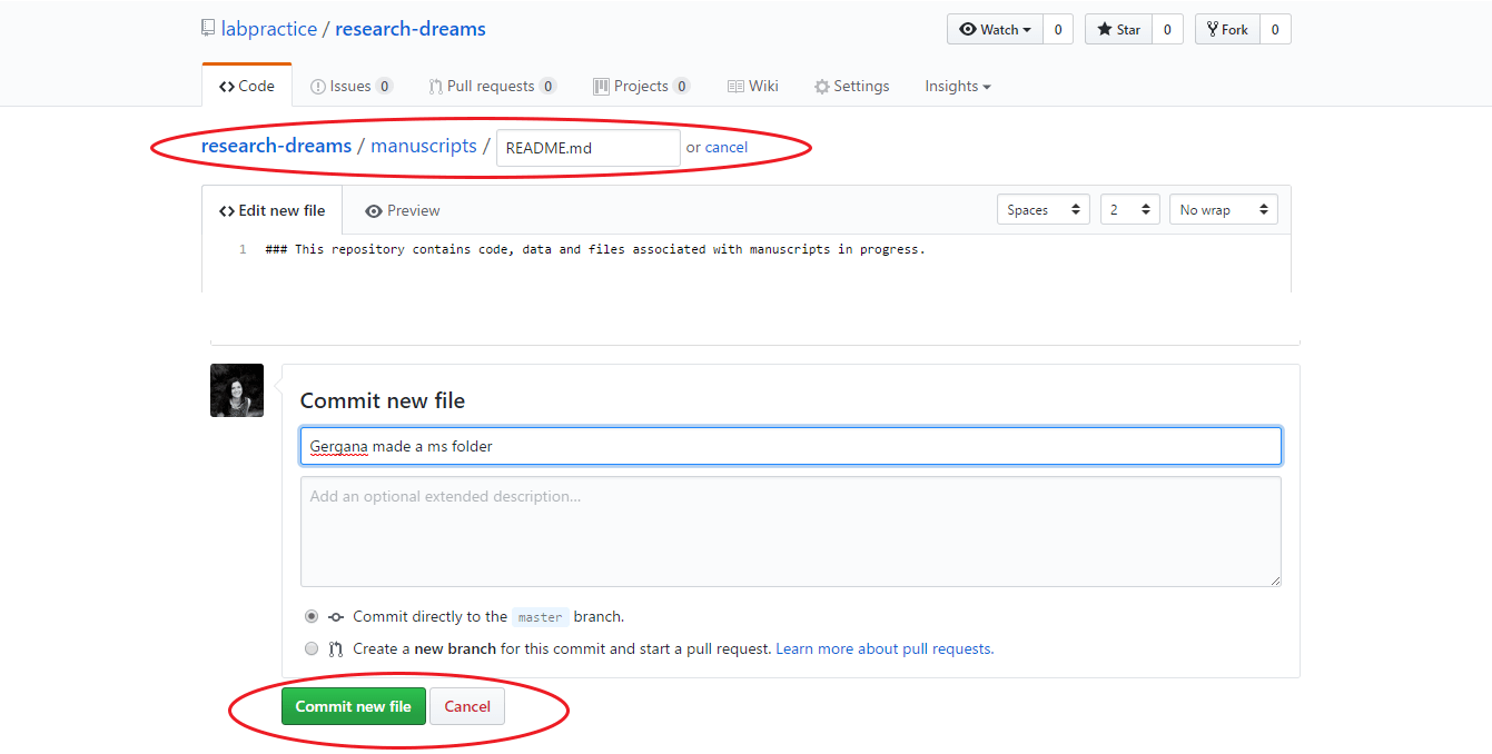 Setting up a GitHub repository for your lab
