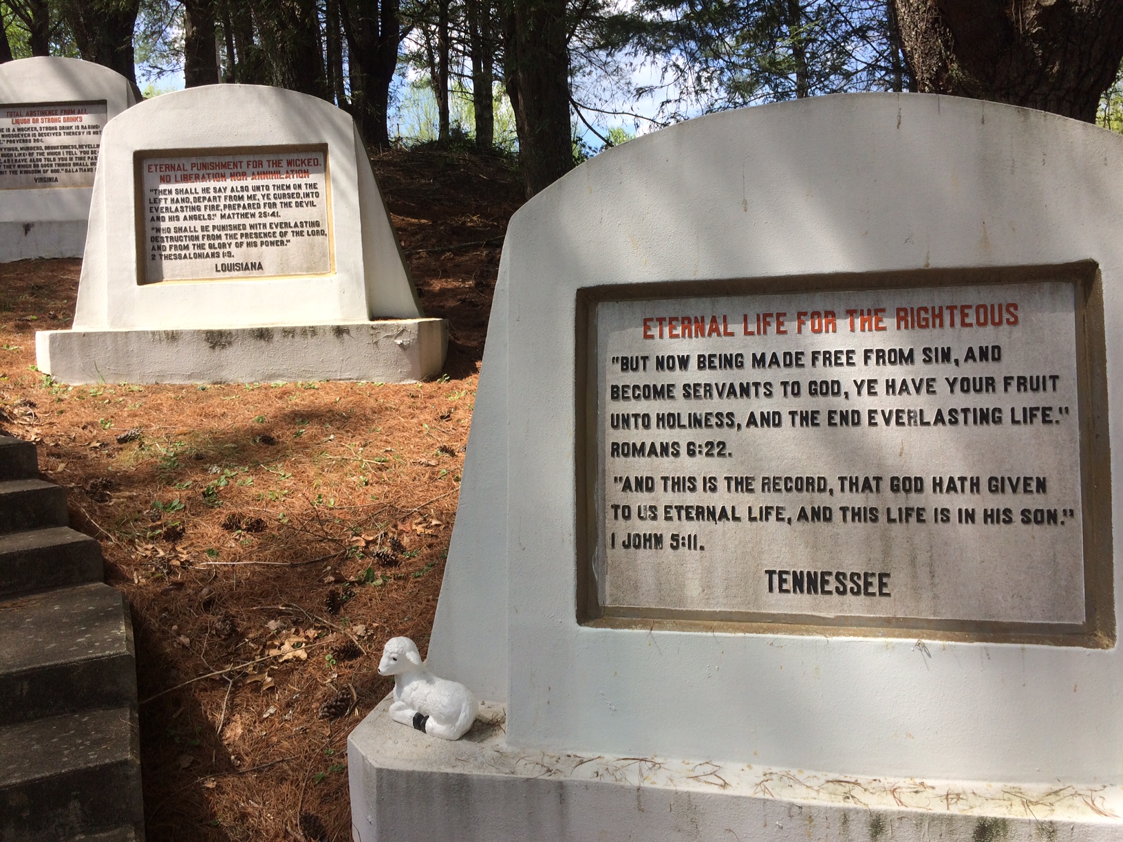 ETERNAL LIFE in the Fields of the Wood at Prayer Mountain in Murphy, NC
