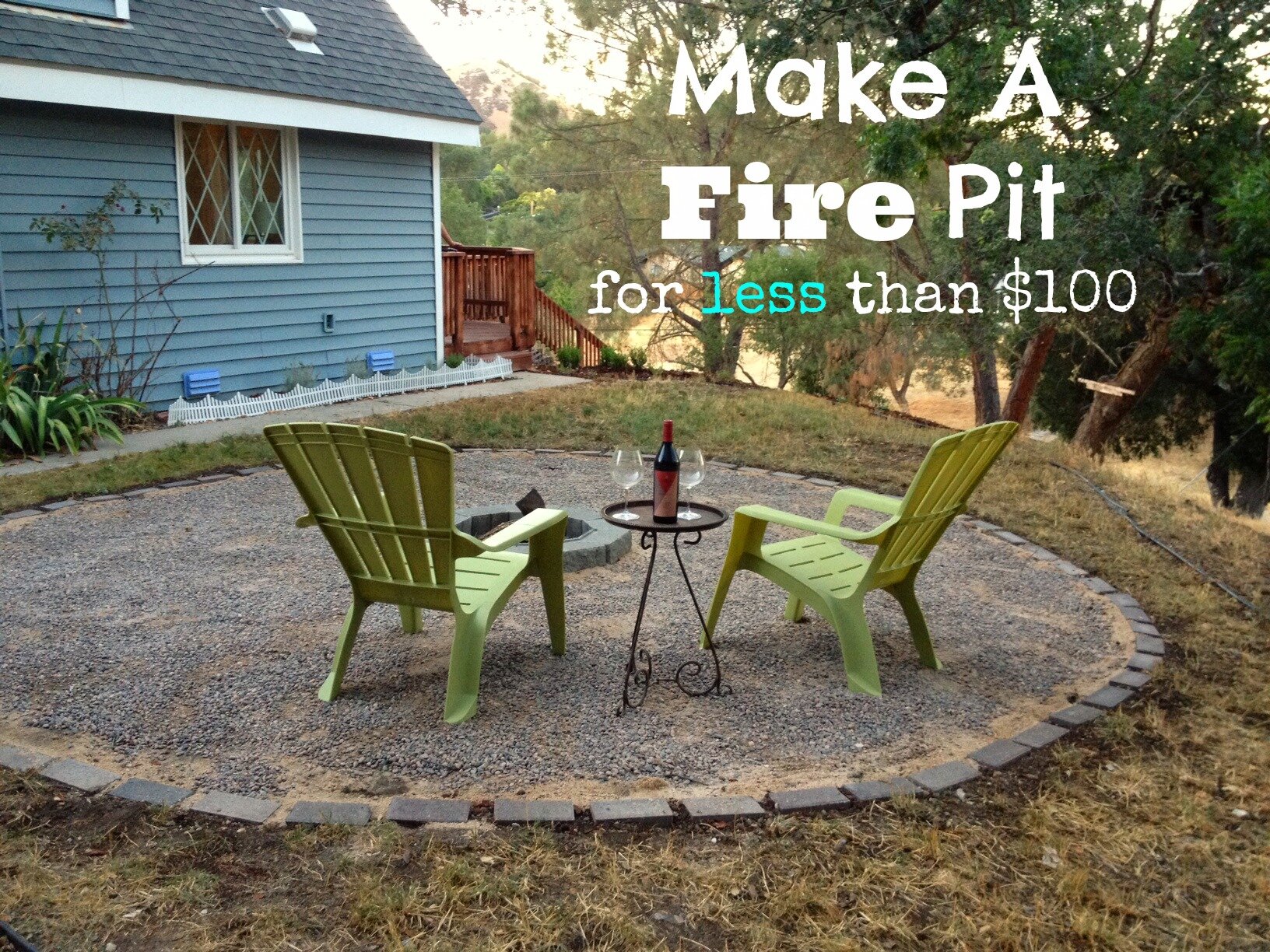 We Made A Fire Pit! Our Cone Zone
