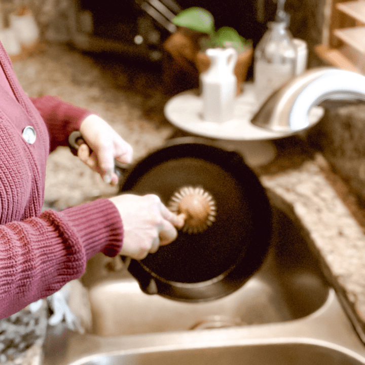 How To Season A Cast Iron Skillet Our Contented Home