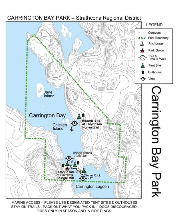 Cortes Island Maps Visit Cortes Island
