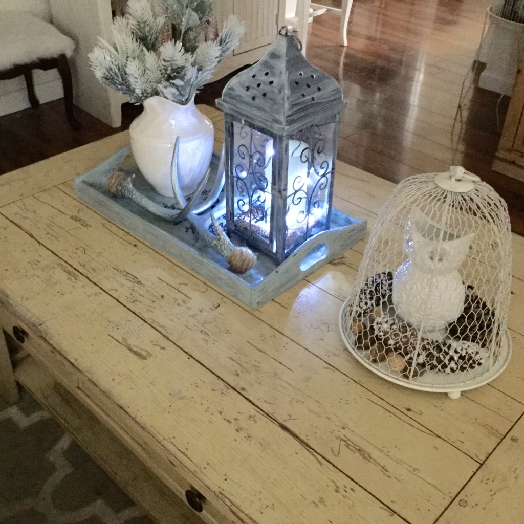 WINTER COFFEE TABLE DECORATING IDEAS Our Crafty Mom