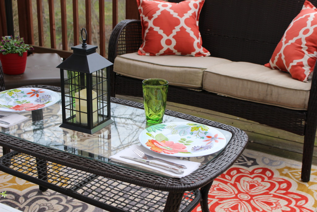 Big Lots Spring Deck Makeover Our Crafty Mom