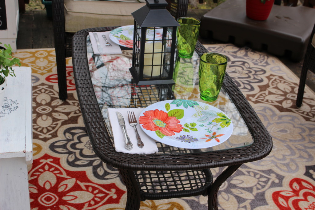 Big Lots Spring Deck Makeover Our Crafty Mom