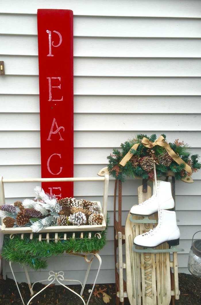 Outdoor Christmas Front Entry Ideas Our Crafty Mom
