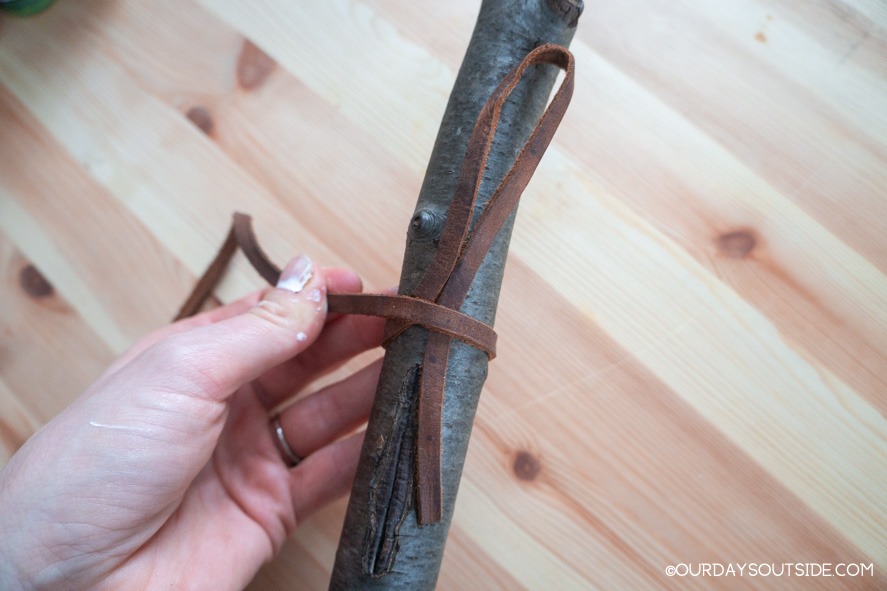 Easy DIY Walking Stick for Kids Our Days Outside