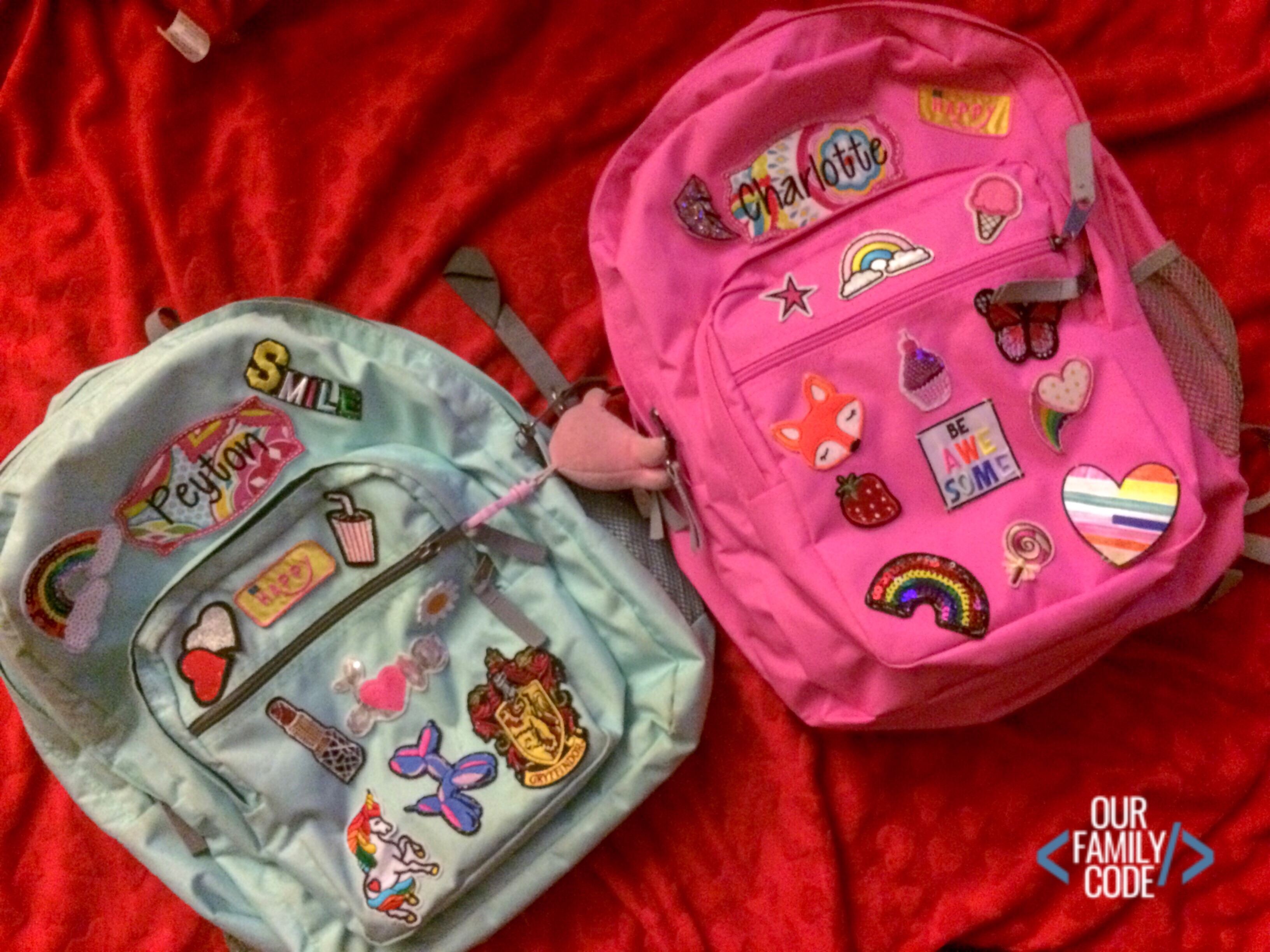 How to Make a Custom Kids Backpack with Patches Our Family Code