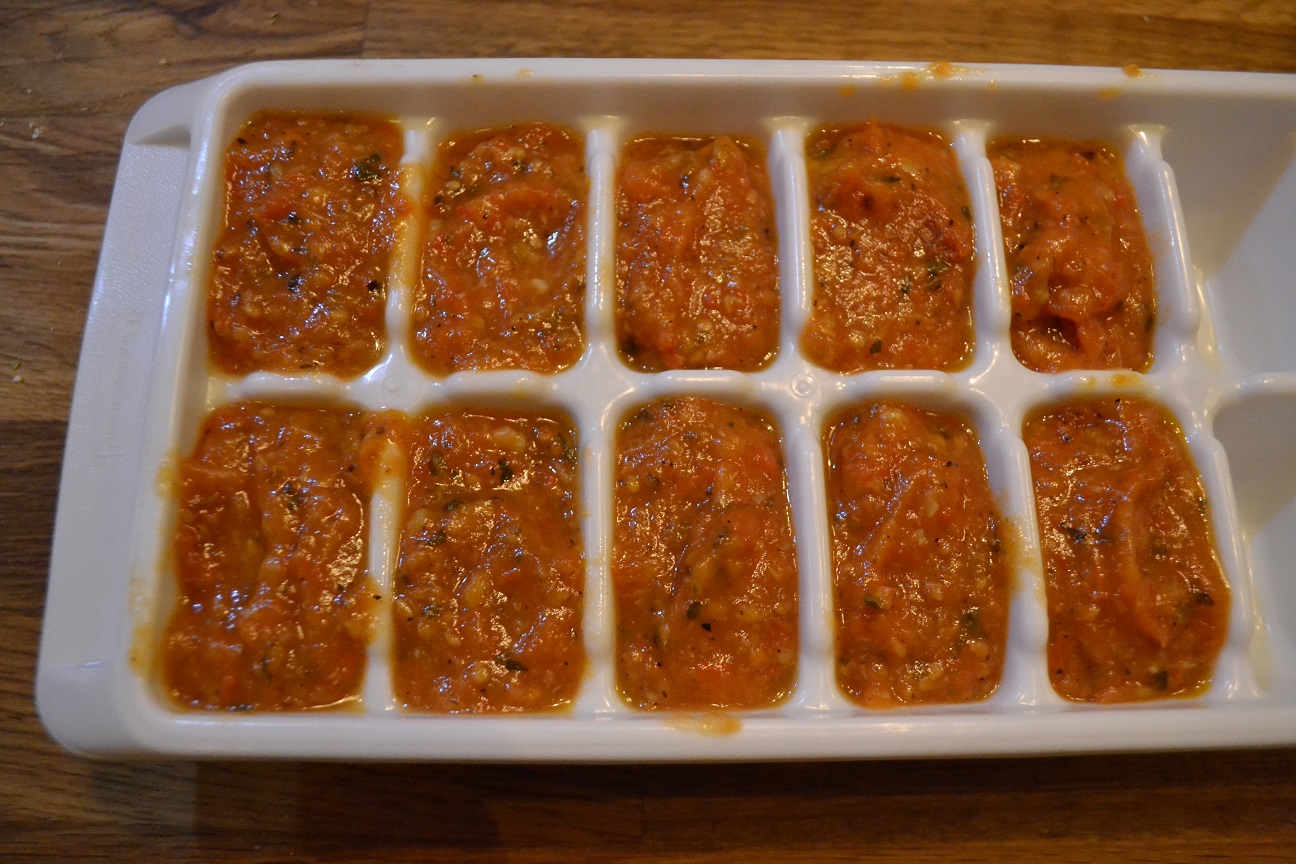 Freezing Homemade Pizza Sauce Claudia and Hans Make Stuff