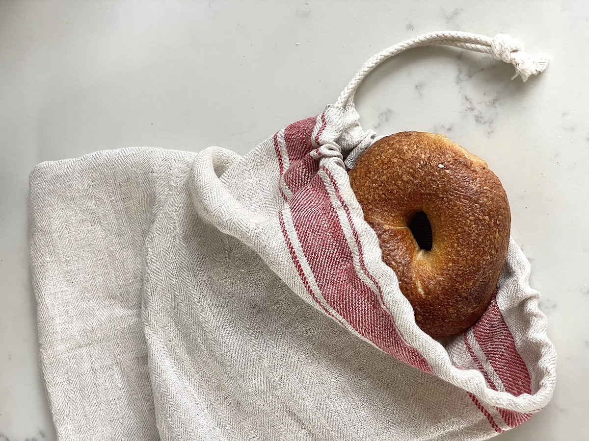 How to Sew a Linen Bread Bag Our Gabled Home