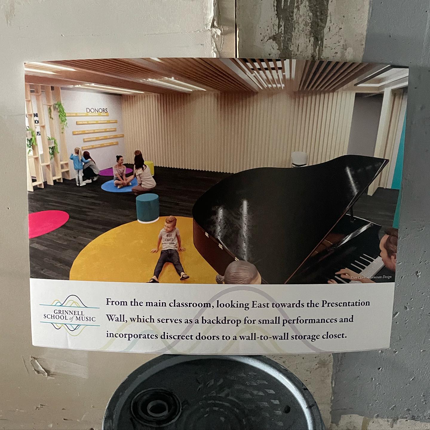 Grinnell Chamber Ambassadors Visit Future Home of Grinnell School of