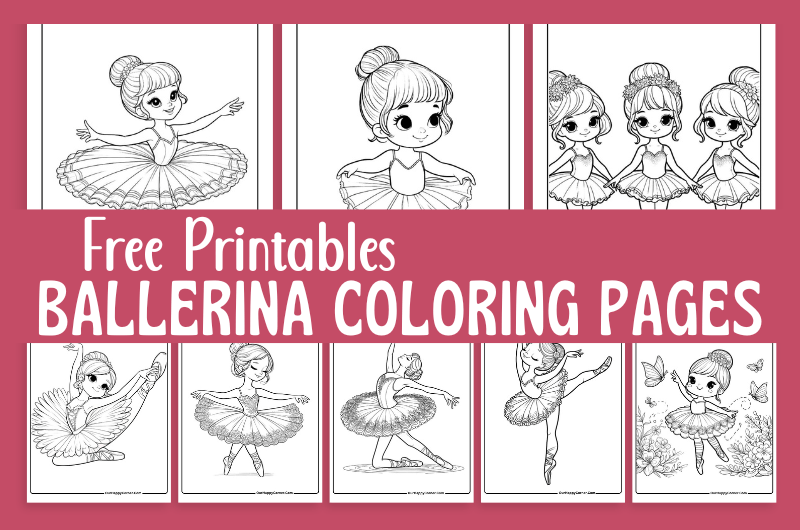Pictures Of Ballet Dancers To Colour In Free Printable
