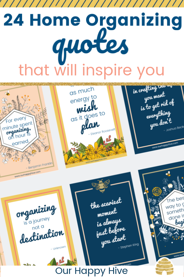 24 Home Organization & Decluttering Motivational Quotes