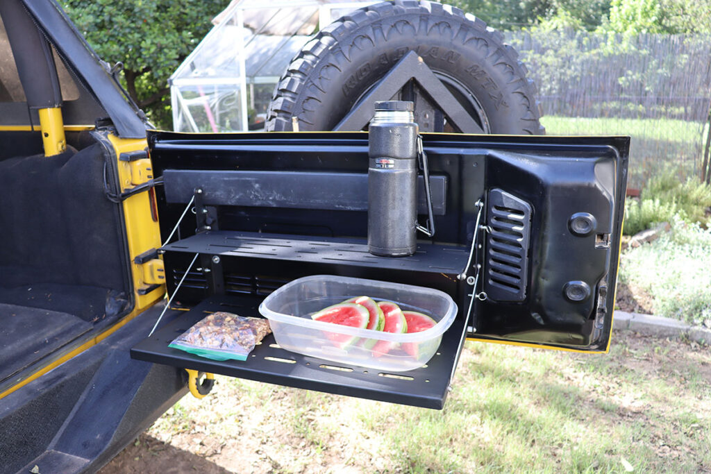 Installing a Jeep Tailgate Table