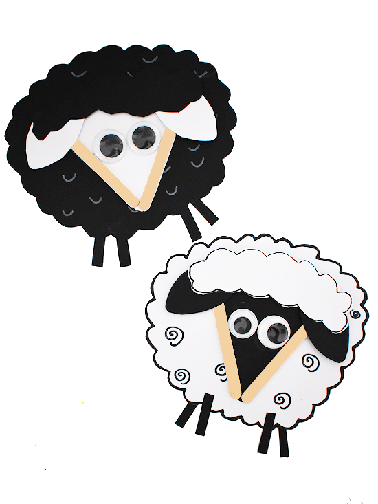 Craft Stick Sheep Our Kid Things