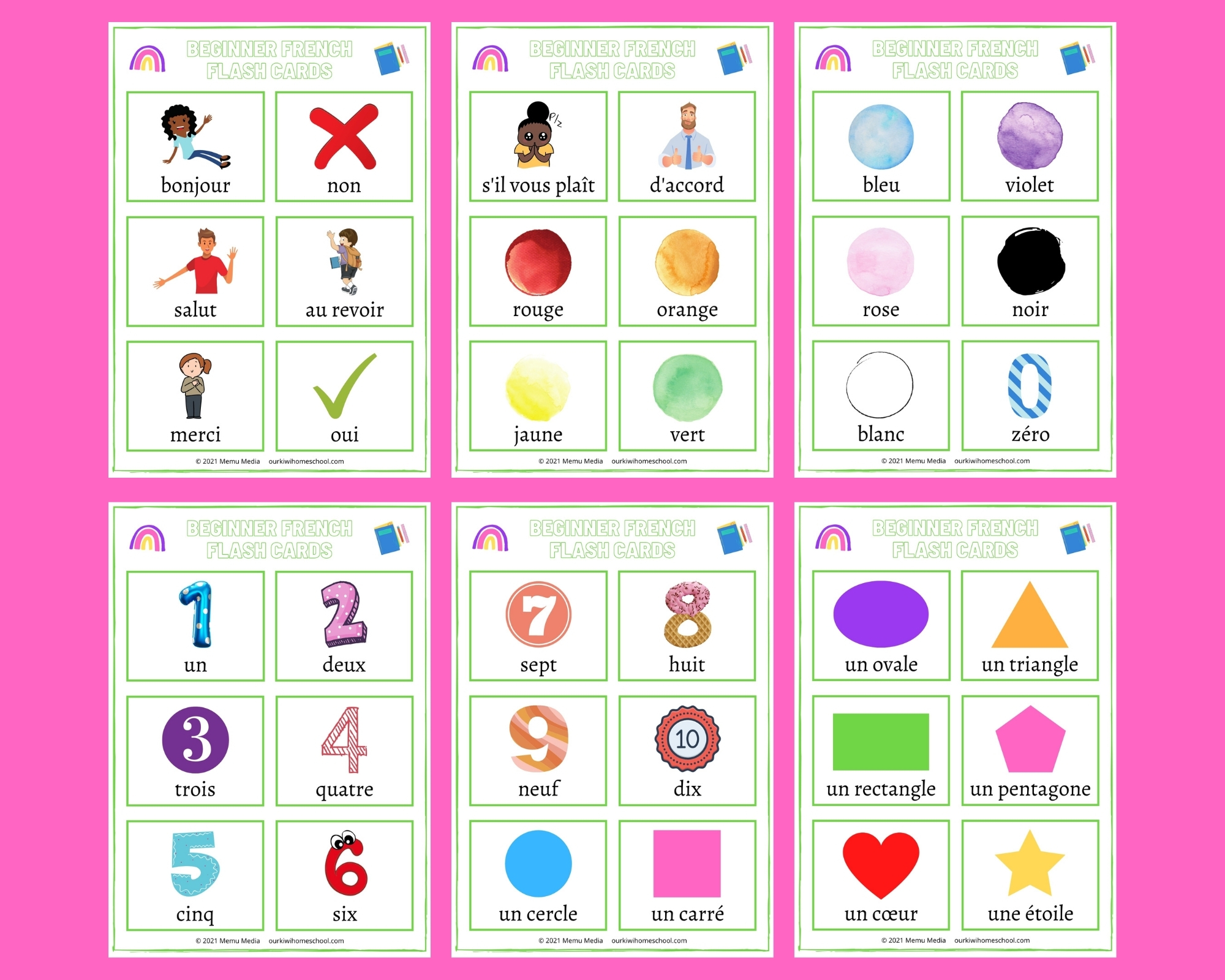 Basic French Learn French 500 Words French Vocabulary Lados French