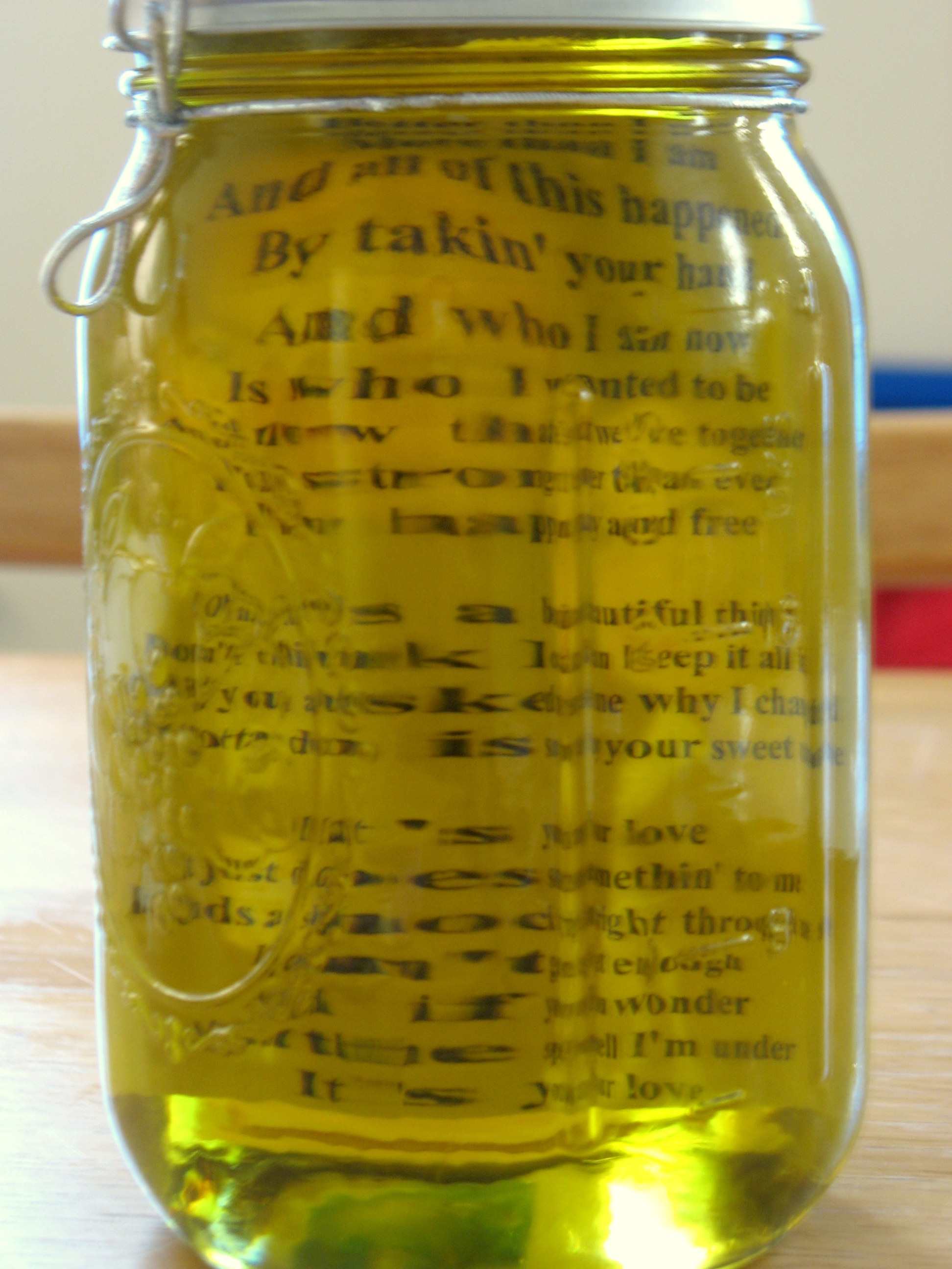 Olive Oil + Mason Jar Picture Frame Our Life In Action
