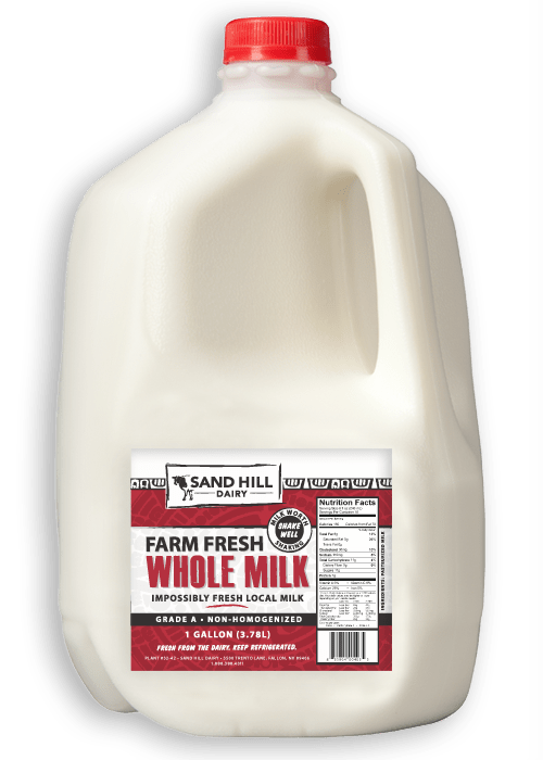 Sand Hill Dairy Whole Milk 1 Gallon Our Local Basket
