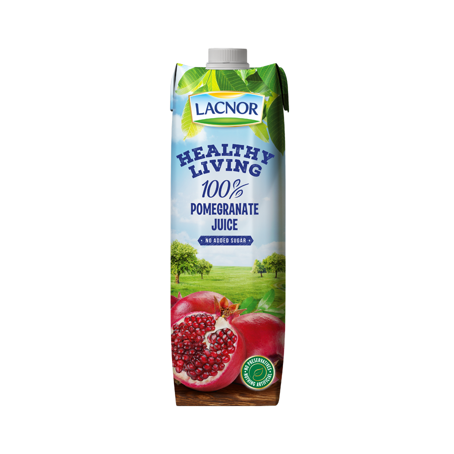 Lacnor Healthy Living Pomegranate Juice 1L (Single) Our Oasis