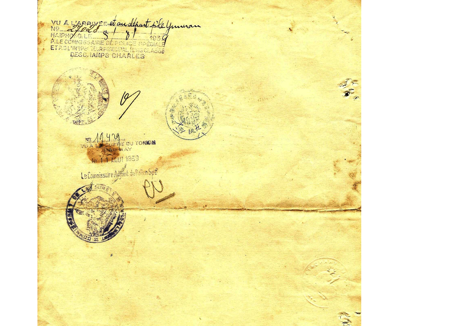 French temporary travel document from China Our Passports