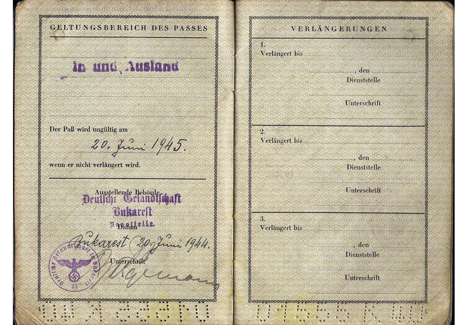 WW2 German ServicePassport Our Passports