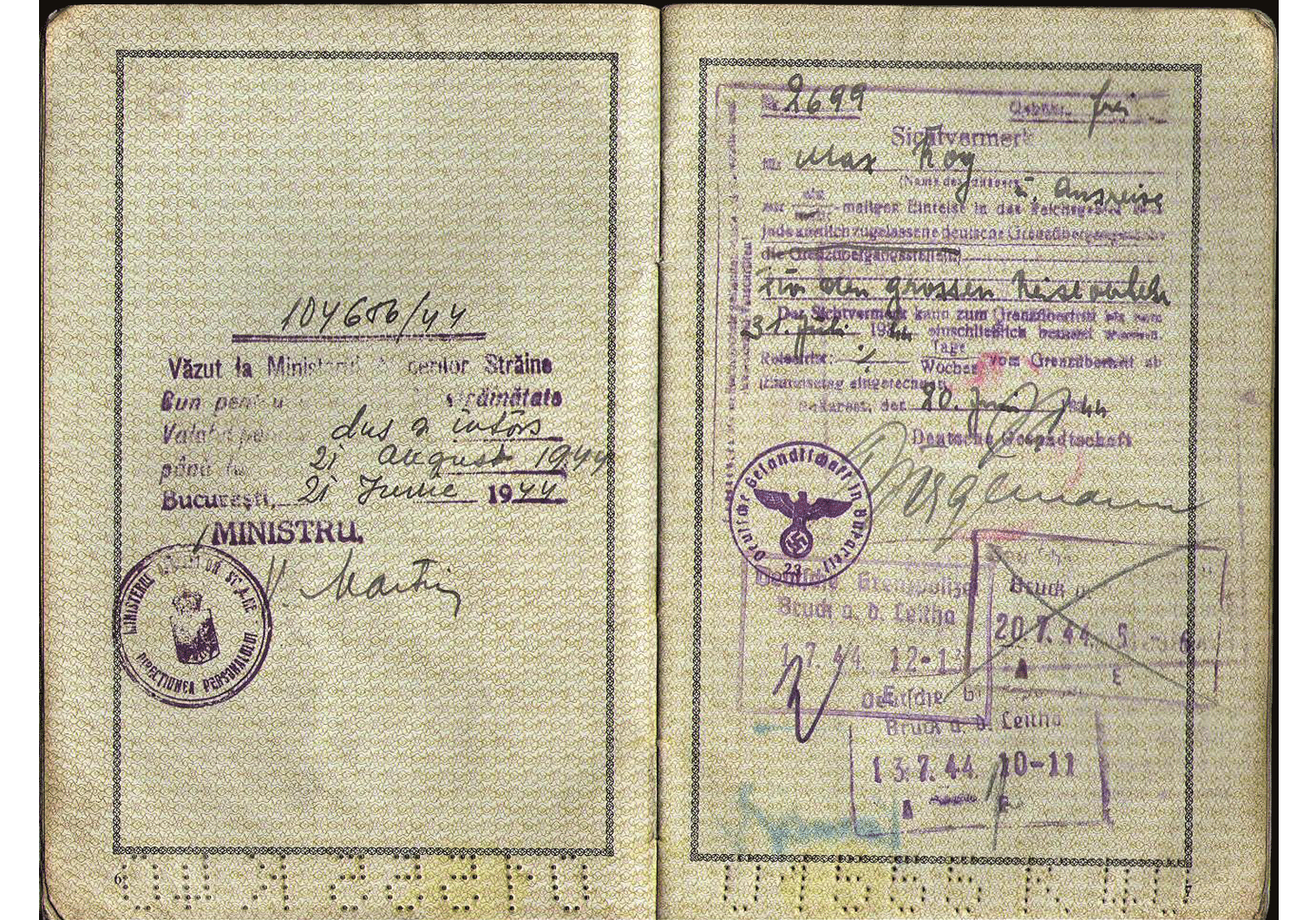 WW2 German ServicePassport Our Passports