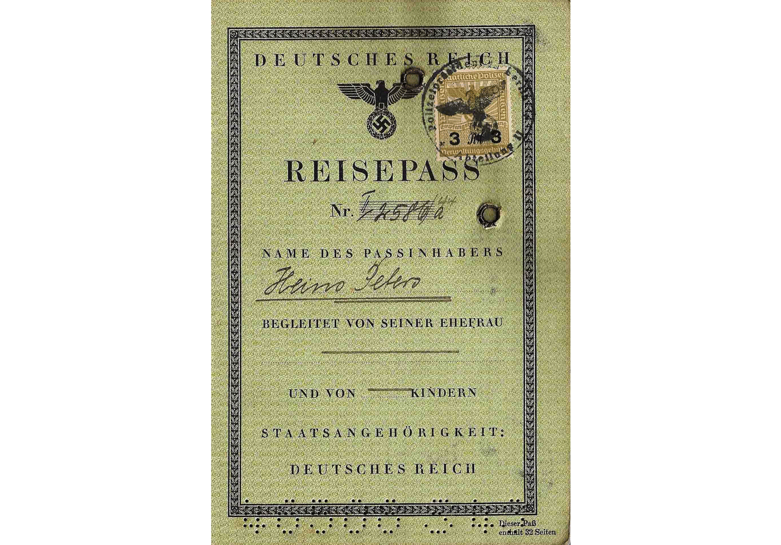 1945 German passport Our Passports