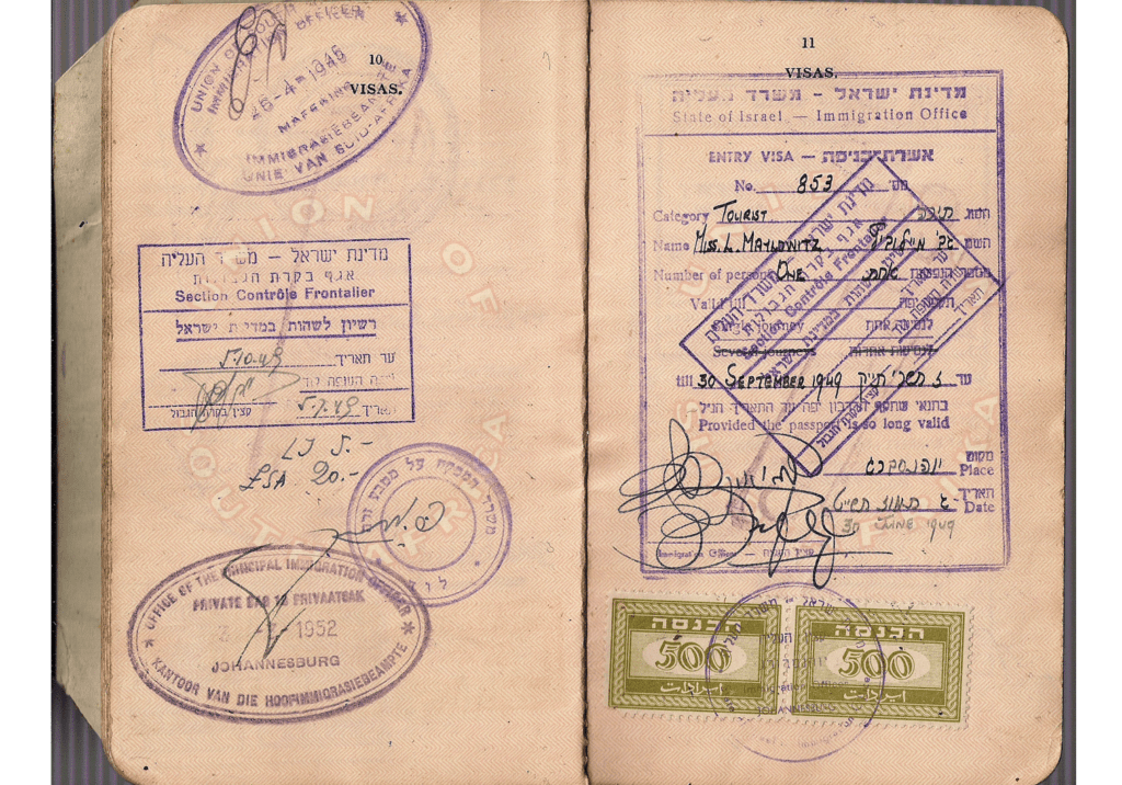 1944 issued South African passport Our Passports