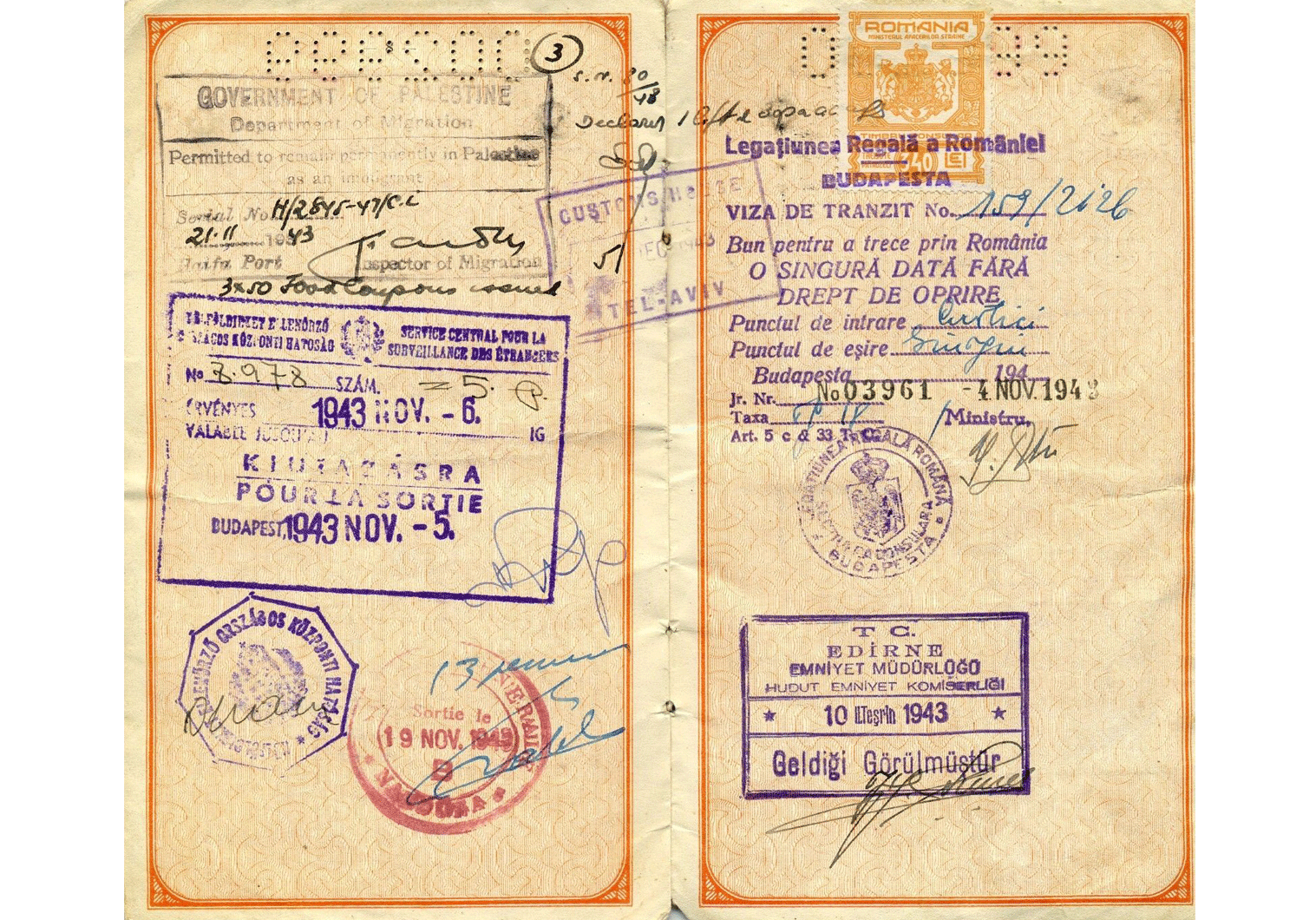 Special temporary travel document Our Passports