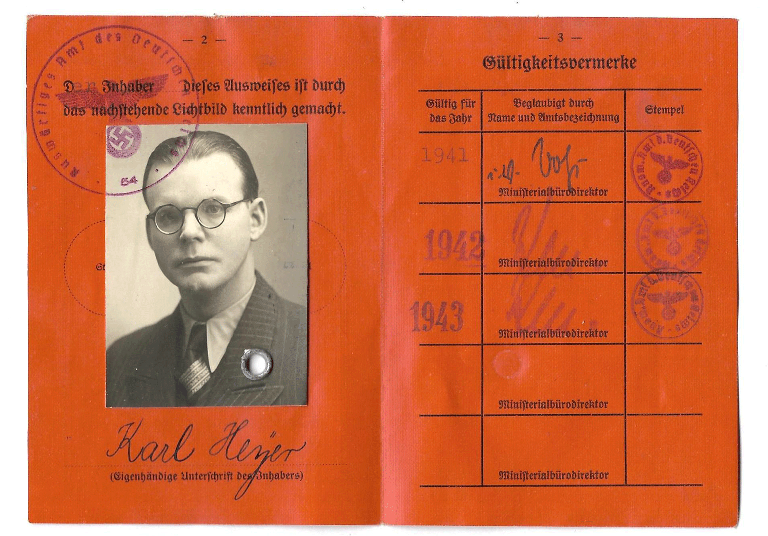 AA Diplomatic ID from Berlin Our Passports