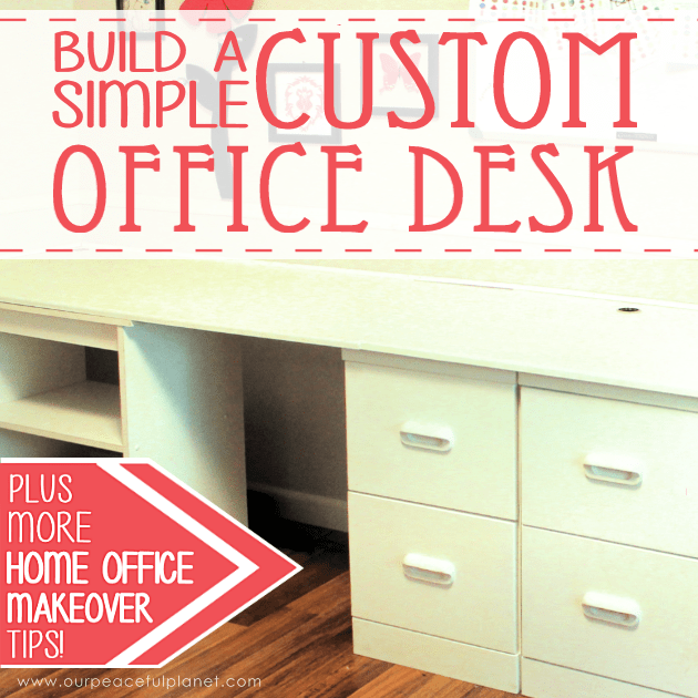 How to Build a Simple Large Surface Home Office Desk