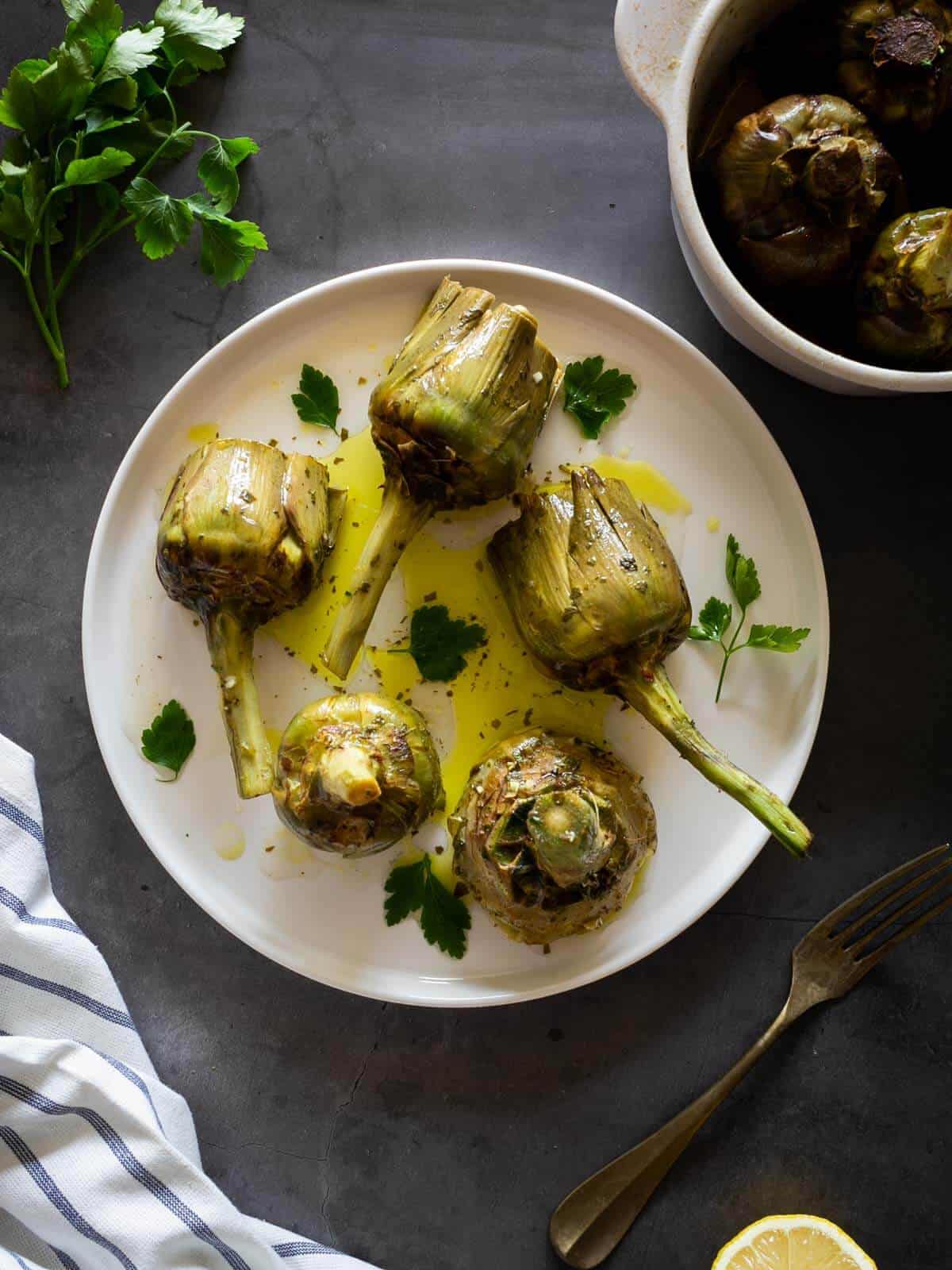 RomanStyle Artichokes (Carciofi alla Romana) Our PlantBased World