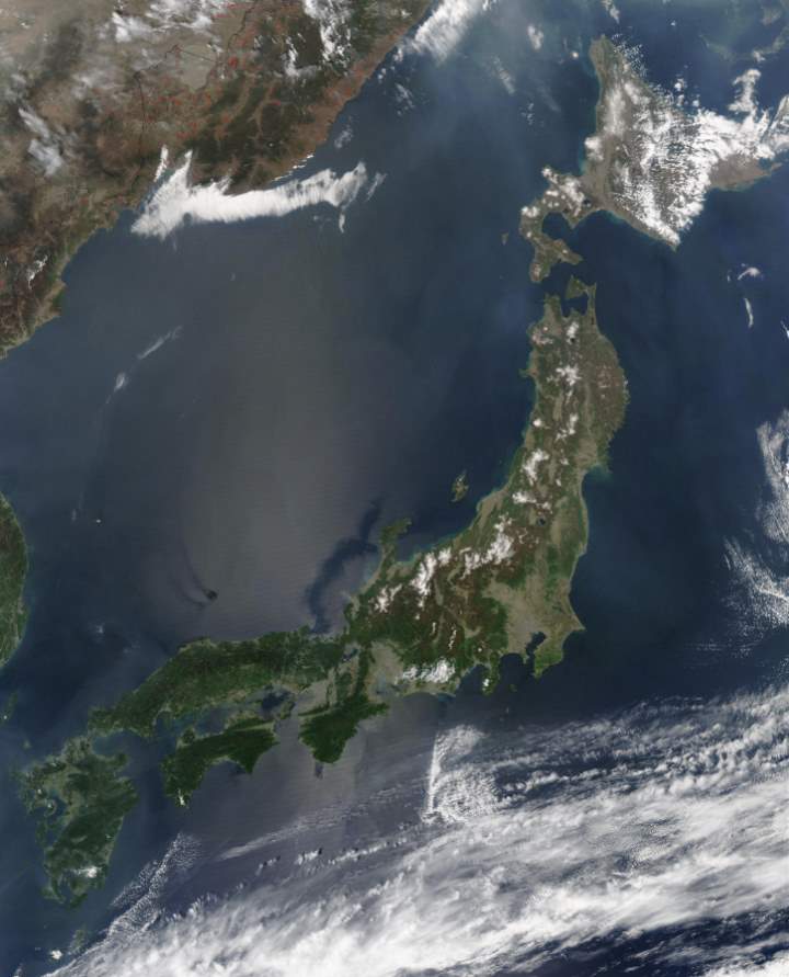 Japan from space Our