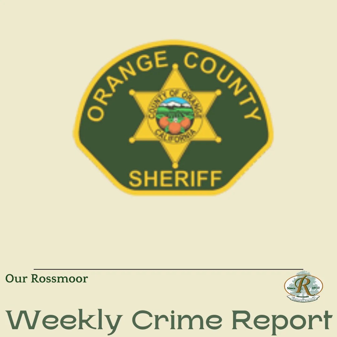 January 39, 2021 Activity Report Our Rossmoor from the RHA The