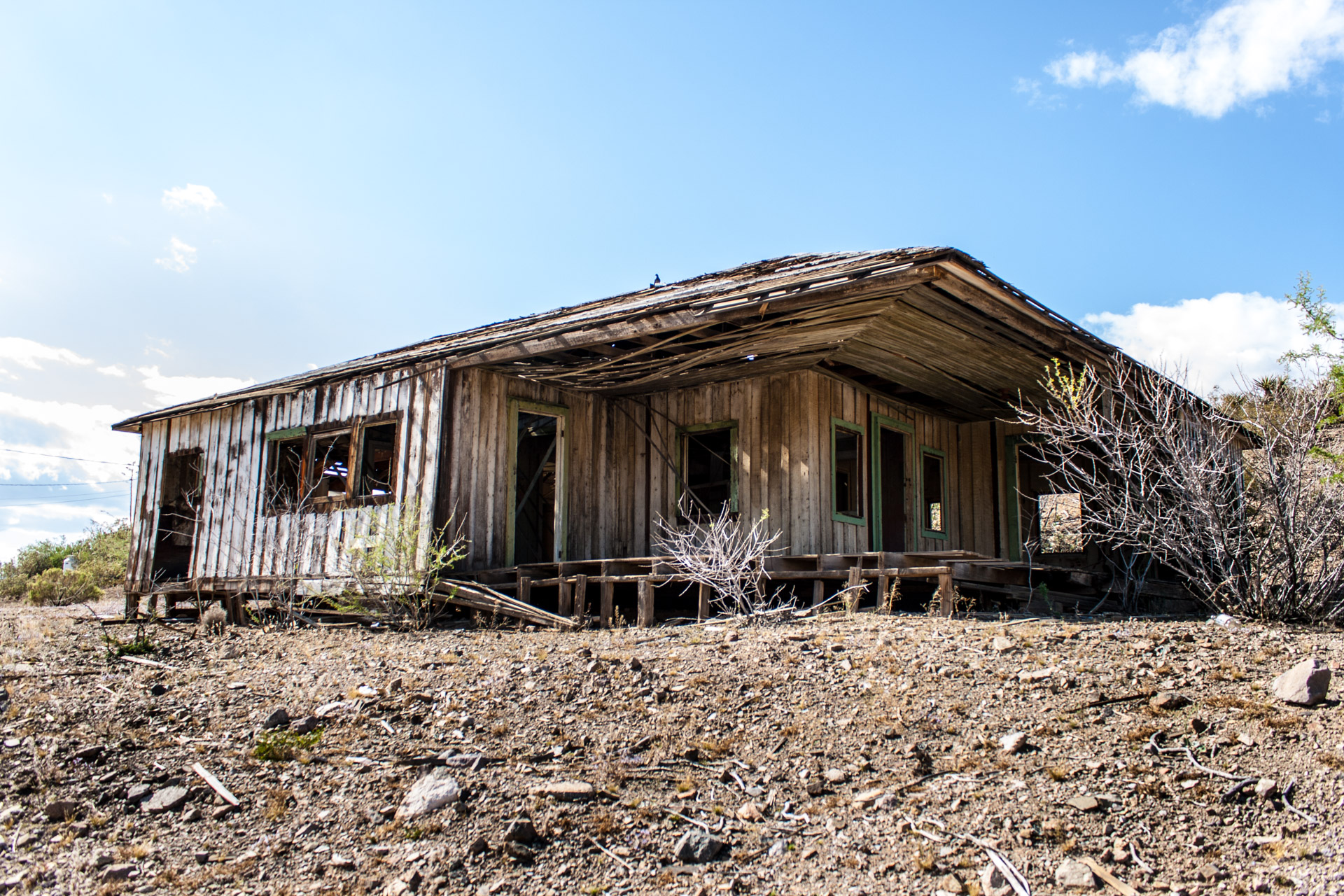 Searchlight, Nevada A Shell In A Desert Mining Town Our Ruins