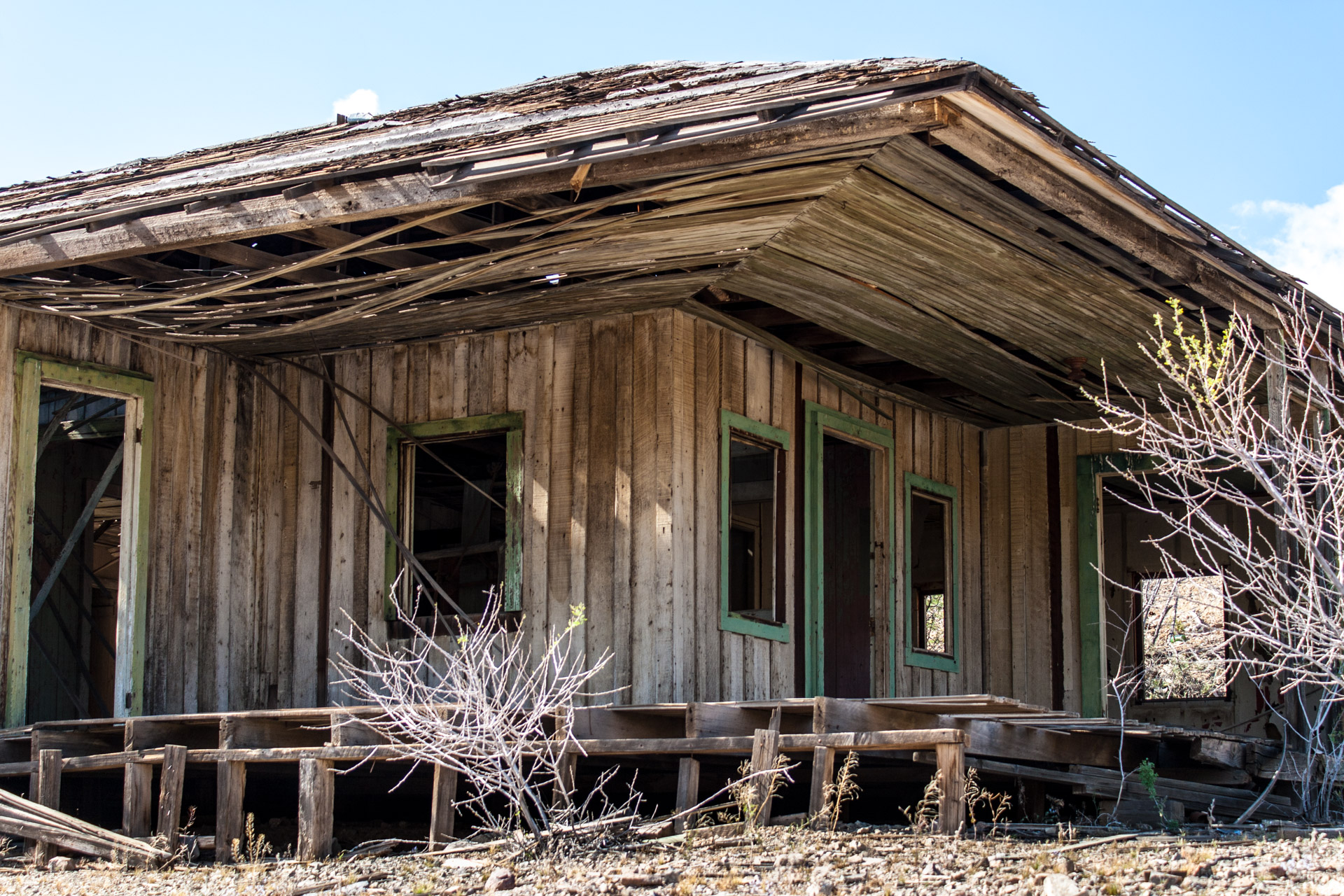 Searchlight, Nevada A Shell In A Desert Mining Town Our Ruins