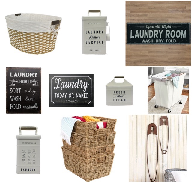 Buy > rustic farmhouse laundry basket > in stock