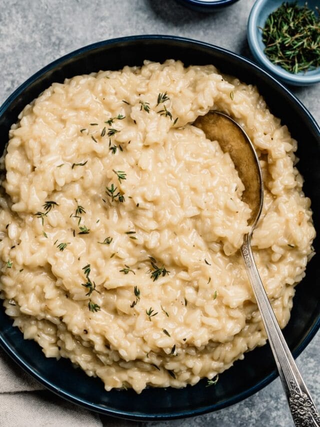 Instant Pot Risotto (Story) Our Salty Kitchen
