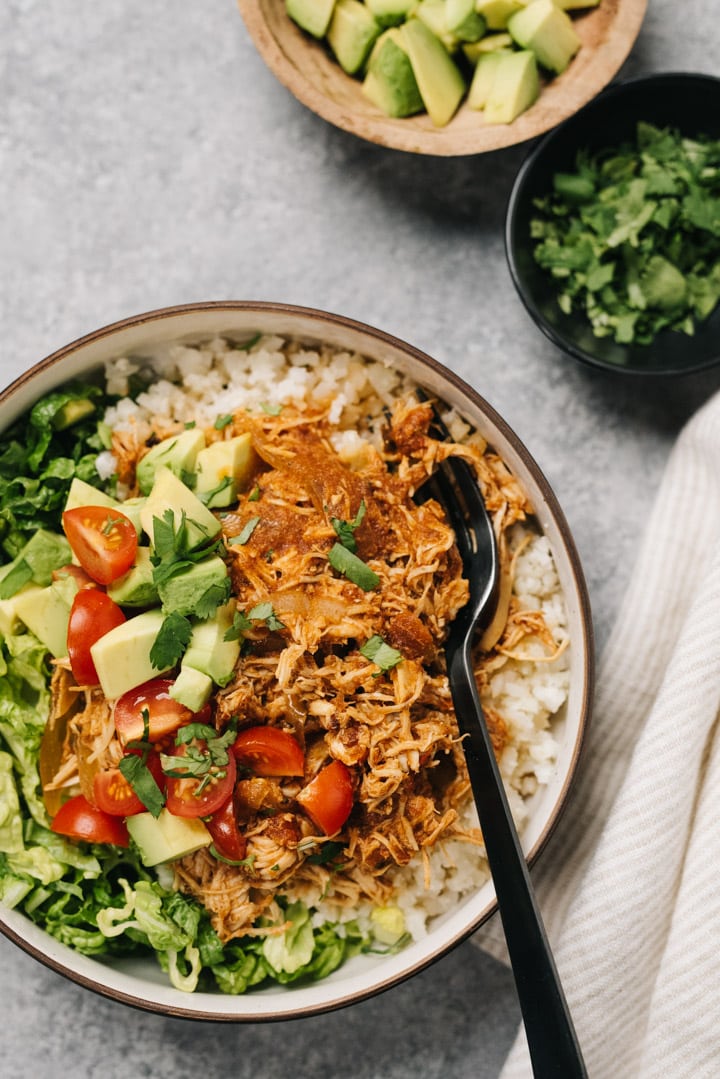 Slow Cooker Chicken Tinga Our Salty Kitchen