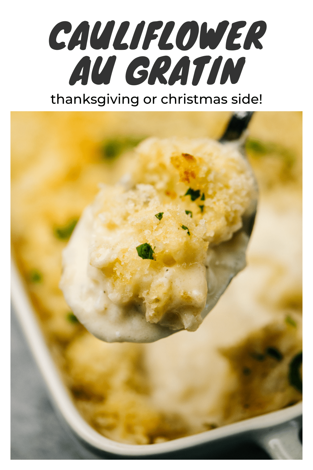 Cauliflower Au Gratin Recipe Our Salty Kitchen