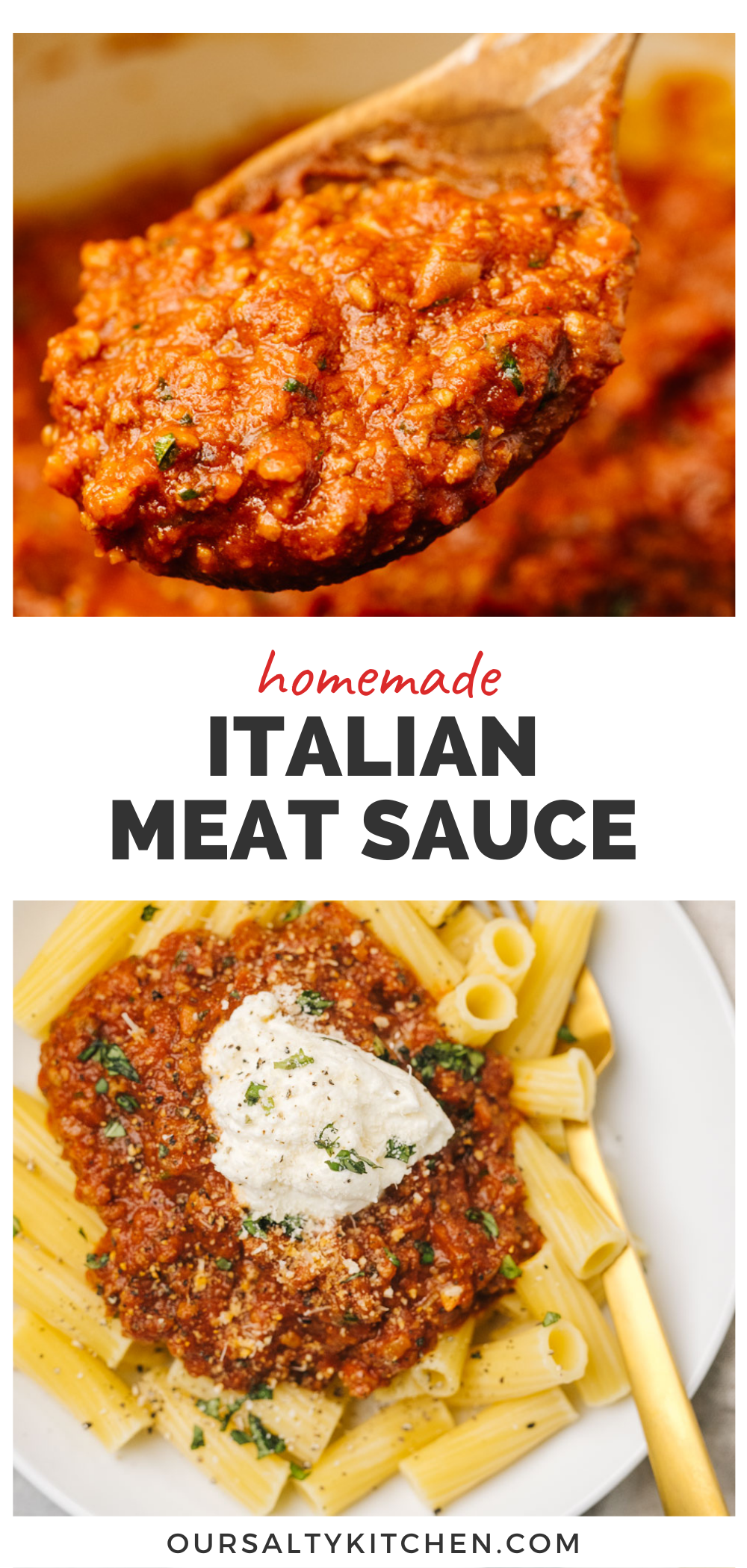 Easy Italian Meat Sauce Our Salty Kitchen