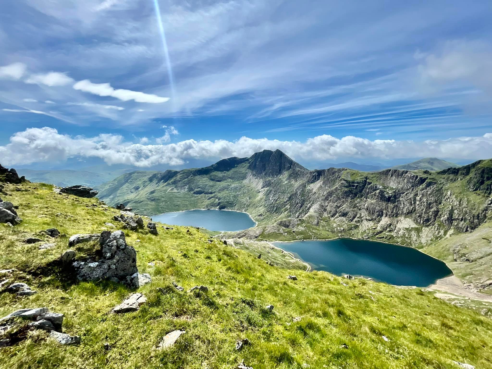 Crib Goch Ridge to Snowdon Route Review, Exposure and Photos